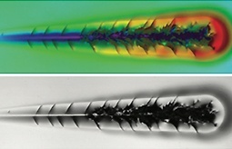 Micro scratch adhesion test data on automotive paint