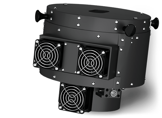 High temperature rotary chamber for tribometer High temperature rotary chamber for tribometer