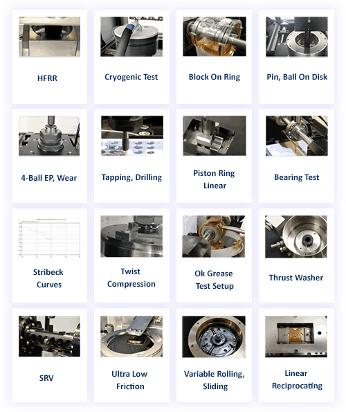 Lubricant test summary on Rtec instruments universal tribometer Lubricant test summary on Rtec instruments universal tribometer