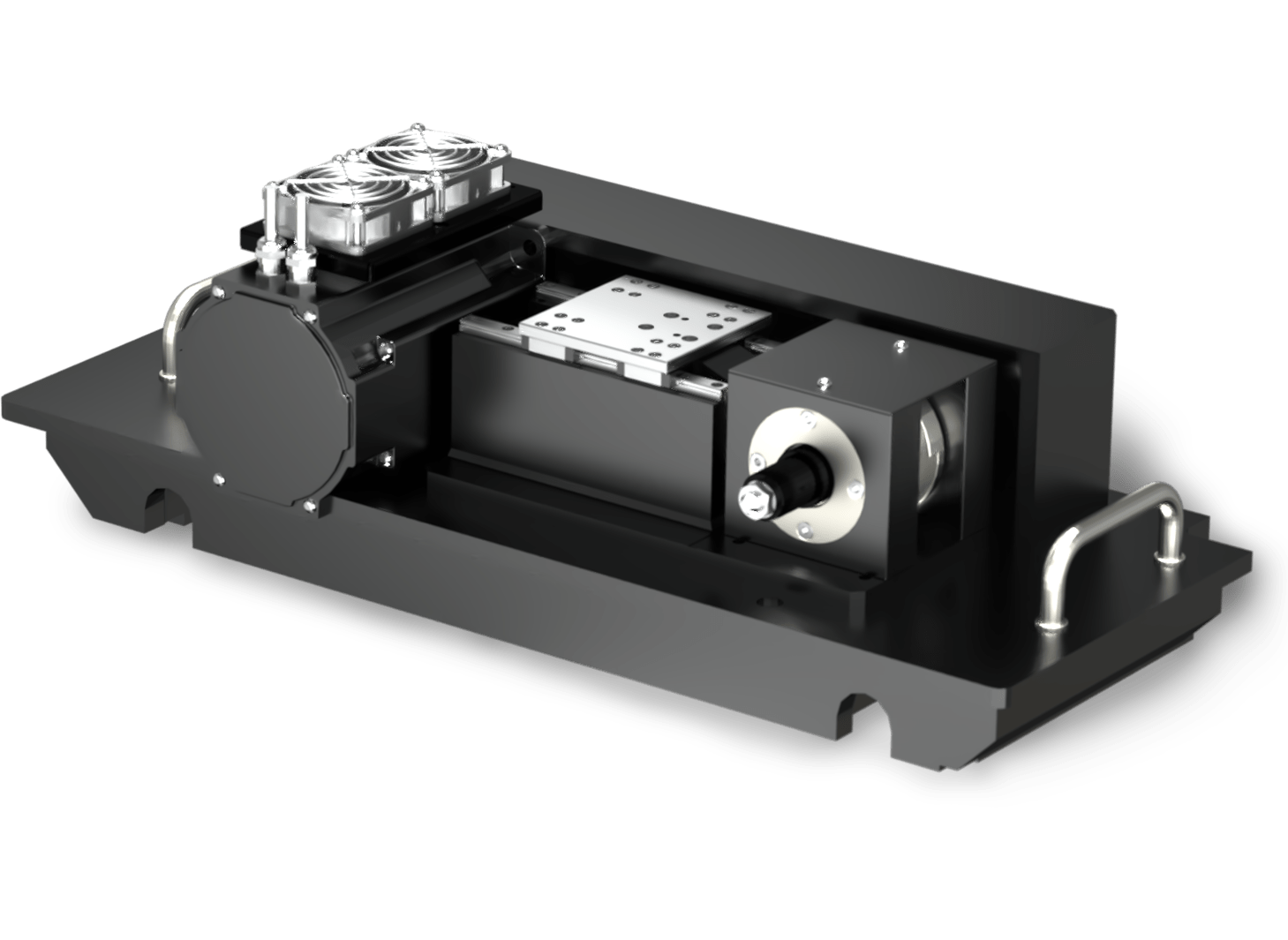 Long stroke high frequency engine simulator drive for tribometer Long stroke high frequency engine simulator drive for tribometer