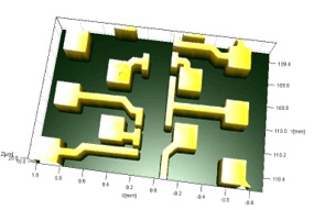 wafer using optical 3d microscope