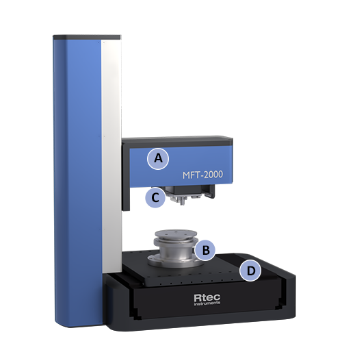 Bench top tribometer MFT-2000 by Rtec Instruments Bench top tribometer MFT-2000 by Rtec Instruments