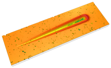 3D scratch test surface topography on automotive car varnish coating – Rtec Instruments SMT scratch tester
