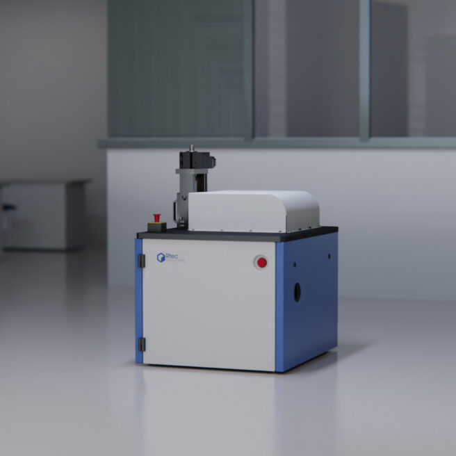 Micro-Pitting Tester (3 Rollers) 3-roller rolling contact fatigue tester for micro-pitting analysis of gears, bearings, and lubricants.