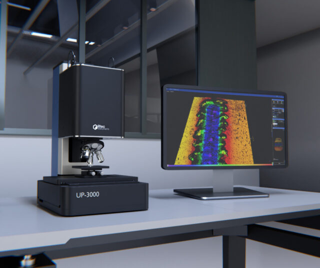 3D Optical Profilometer Laboratory Setup 3D optical profilometer installed in a laboratory for non-contact surface metrology.