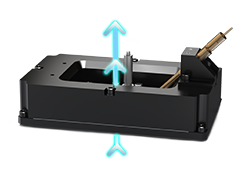 Electrified Linear Reciprocating Module for Tribometer – Rtec Instruments Electrified linear reciprocating tribometer module with electric current contacts for EV lubricant and e-motor bearing testing – Rtec Instruments