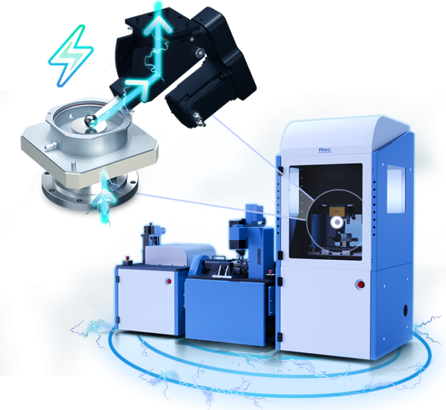 Electrified tribology testing platforms MFT-5000 MPT-3000 and TwinRoller with electric current tribometer module for EV and e-motor lubricant testing – Rtec Instruments