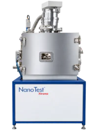NanoTest Xtreme performing high-temperature nanoindentation under controlled vacuum for accurate nanomechanical characterization.