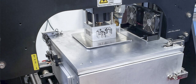 High-temperature hardness tester for hot hardness measurements to 1200°C