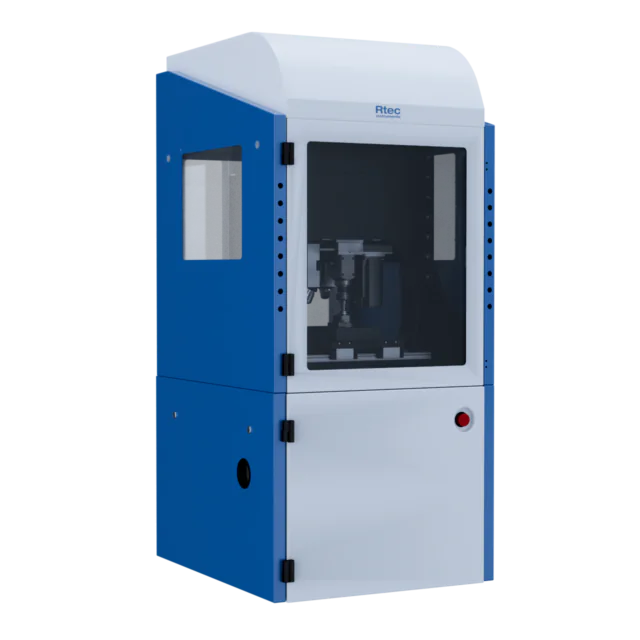 Rtec Instruments FBT-1000 automated Four Ball Tester for ASTM wear and extreme pressure lubricant testing.